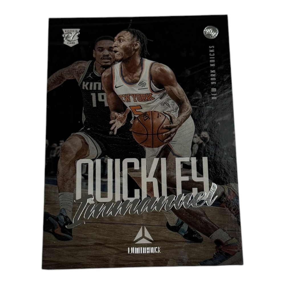 2020-21 Panini Chronicles Luminance Immanuel Quickley RC Rookie‎ Card 140 Knicks